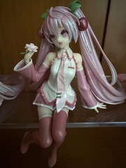 Hatsune Miku Figure Lot – 3pcs Set – Sakura Miku Noodle Stopper