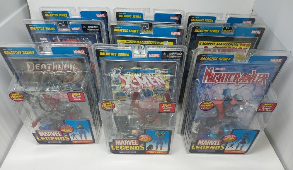 MARVEL LEGENDS GALACTUS BAF SERIES Complete 9 Figure Set w/ Variants ToyBiz 2005