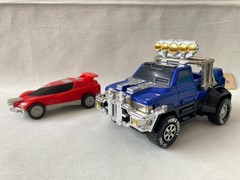 BANDAI Power Rangers Carranger DX RV ROBO TURBO Megazord M in Japan Complete set