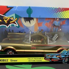 Funko DC Batmobile W/ Batman 1966 TV Series Gold Limited Edition 1500 Vaulted