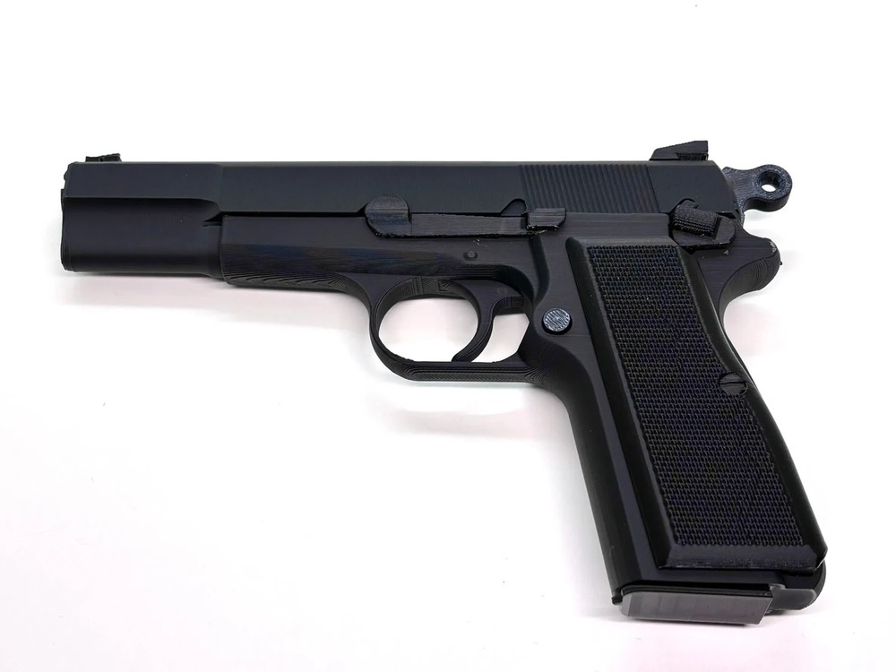 Browning Hi-Power Pistol 1:1 Prop Cosplay Costume