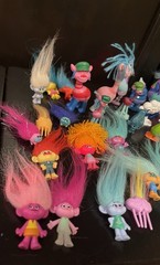 Hasbro DREAMWORKS Trolls Movie Band Collectible Dolls Assorted Lot Of 50