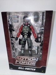 Kill Switch Female RED Box 6″ Scale ACTION FORCE Valaverse Figure Rare New
