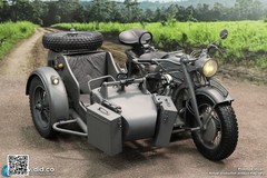 DID Motor Tricycle Motorcycle Model For 1/6 Action Figure Collection Gray Ver.