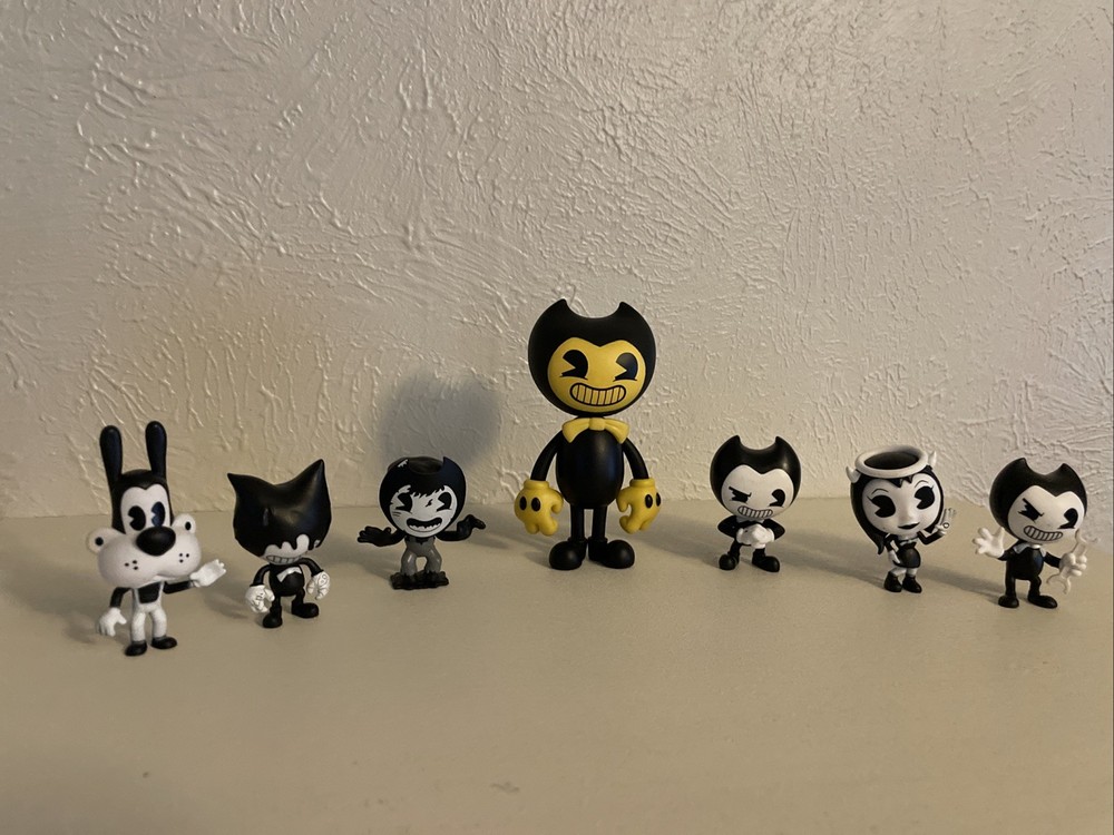 Bendy & the Ink Machine PVC Figure Lot Of 7 Assortment