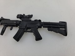 5.3″ Long Black Assault Sniper Rifle 12 inch action figure