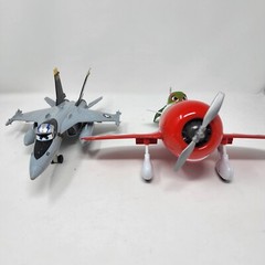Disney Cars Bravo Jet El Chupacabra Talking Plane