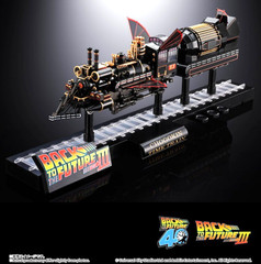 BANDAI Chogokin Back to the Future Part Ⅲ 3 Time Train Figure Limited JAPAN NEW