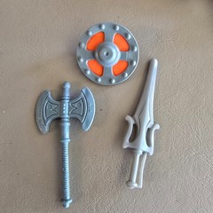 Vintage Complete He-Man Action Figure 1981 Mexico MOTU Sword Shield Armor Axe