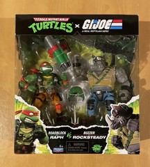 Playmates TMNT x G.I. JOE Mashup Complete Set of 4 Cobra Clash 2-Packs NEW