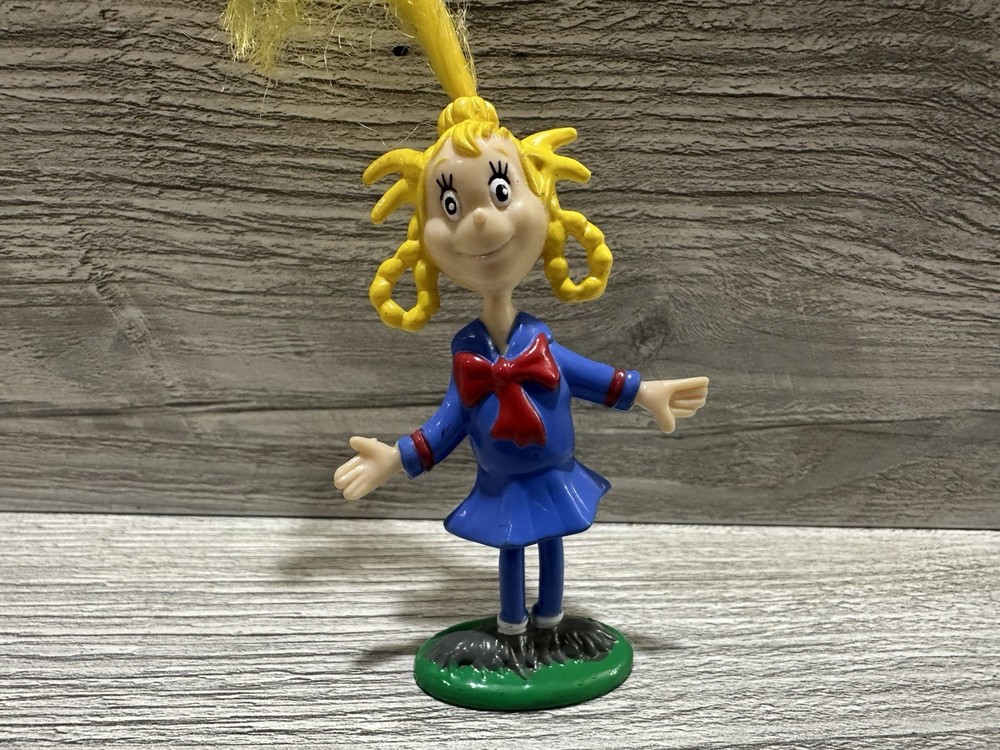 Dr Seuss Grinch Christmas Cindy Lou Who Topper Figure Universal 2000s Animated