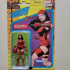 Hasbro Marvel Legends Retro Black Panther Iceman Elektra Figurine Lot 3 Pieces