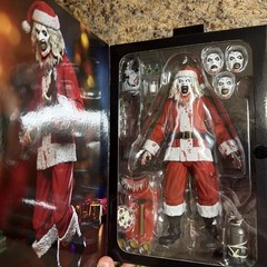 TERRIFIER 3 Ultimate Art the Clown Santa Bloody Splattered Christmas Figure NEW