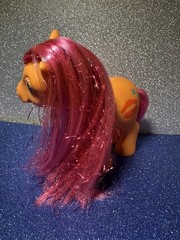 My Little Pony – Candy Kisses – G1 – 1984 – tail not centered RARE mold!