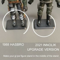 Upgrade Version Lot 50 Stand Base For Vintage GI JOE 3.75” G.I. 1980’s Figure H