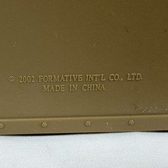 Formative Soldier Of The World 2002 Tan Footlocker Chest Action Figures Plus +