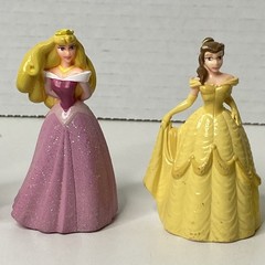 Disney Store Lot Of 7 Disney Princess Characters Figurines Playset/Cake Toppers