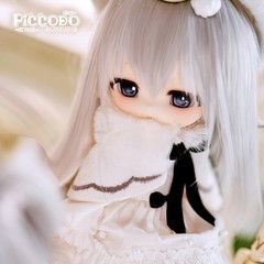Piccodo Doll Haneko White Alice Shirokuwa 5.3In Bjd Dressable Action Figure Gift