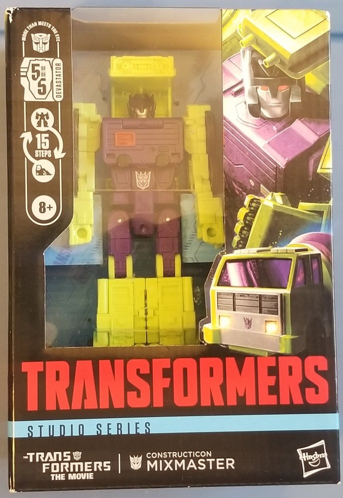 Transformers Studio Series 86 Mixmaster Voyager Constructicon Devastator Movie B