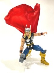 PB-C-THOR: Red Wired Cape for Marvel Legends 80th Anniversary Thor (No Figure)