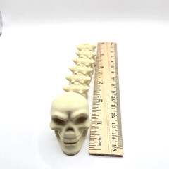 Grim Reaper Skull & Spine Articulated Figure 3D Printed