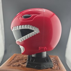 2 Power Rangers Legacy White And Red Ranger Replica Helmet Mini 1:4 Scale used