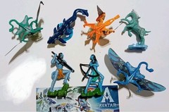 AVATAR THE WAY OF WATER KINDER SURPRISE FIGURINES SET COLLECTIBLES MINIATURES