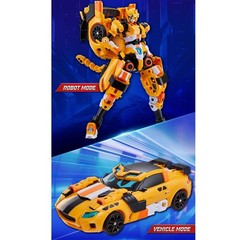 Metal Cardbot W Tachy Transform Robot + Cards Set Korea Toy Figure