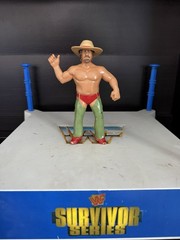 WWF LJN 1986 Terry Funk No Branding Iron Series 3 Vintage Action Figure