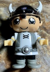 Ryan’s World Ryan Silver Viking 3″ Action Figure W/white Horns- Bonkers Toys
