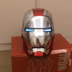 IN US AUTOKING Iron Man MK5 1:1 Helmet Wearable Voice-control Mask Cosplay Gift