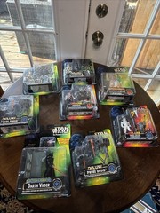 Lot Of 8 Star Wars, Deluxe Action Figure Sets New In Box. NOS Read Plz