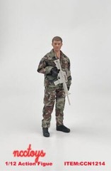 1/12 Camouflage Uniform Army Combat Suit FOR 6″ Figure Nota Mezco MixMax ❶USA❶