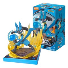 Blokees Pokemon Version Lucario Englsih Pack Assembly Model Kit Action Figure