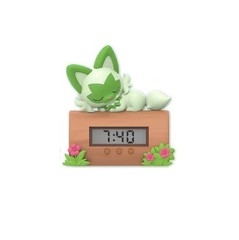 Pokemon Character Desk Clock Figure Pikachu Sylveon Rowlet Sprigatito