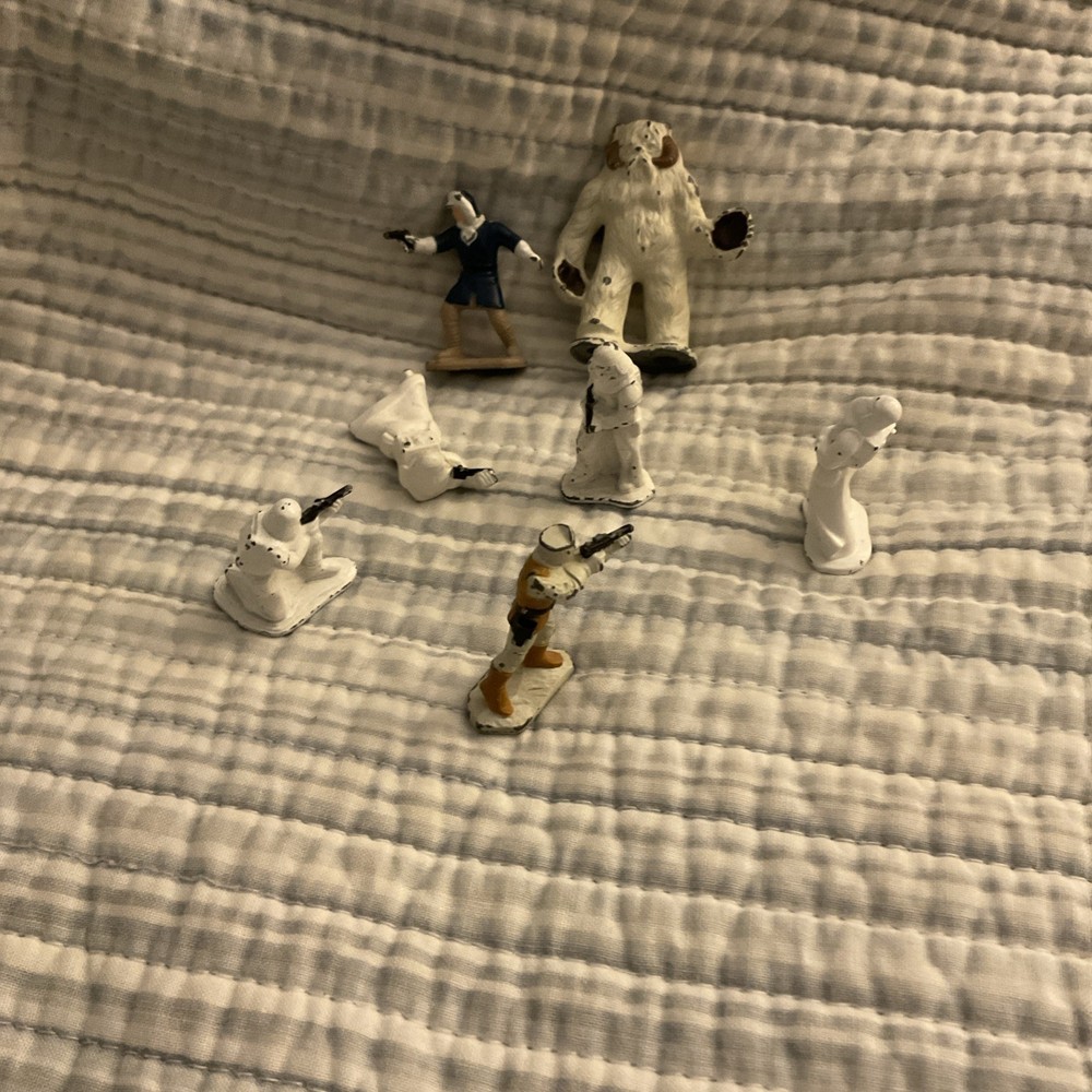 STAR WARS 1982 MICRO COLLECTION DIE-CAST METAL 7 FIGURE LOT*must See*