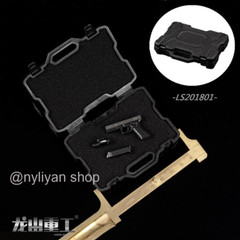 1/6 Weapon Gun Box Weapon Case Rifle Suitcase Plastic Storage Box Model Figure