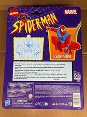 Hasbro Marvel Legends Spiderman Retro Card Scarlet Spider