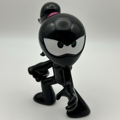 Ninja Kidz TV Stealth Pink Ninja Figure 3.5” Black Suit Action Toy