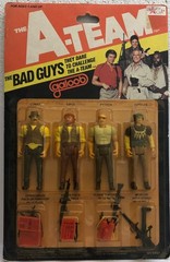Galoob 1983 The A-Team 3.75″ Bad Guys Figures Cobra Viper Python Rattle MOC READ