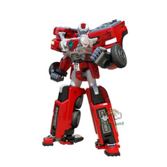 Tobot V Galaxy Detectives Rescue Flame Transforming Fire Engine Robot Figure Toy