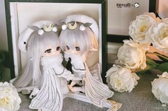 Piccodo Doll Haneko White Alice Haiba 13.6cm/5.3In Bjd Dressable Action Figure