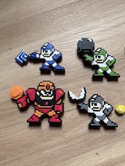 World Of Nintendo 8 Bit Classic Jakks Pacific Mega Man Retro Figures Lot Cut Gut