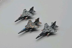 Micro Machines Military Aircraft F-1 Jet Planes Lot Of 3