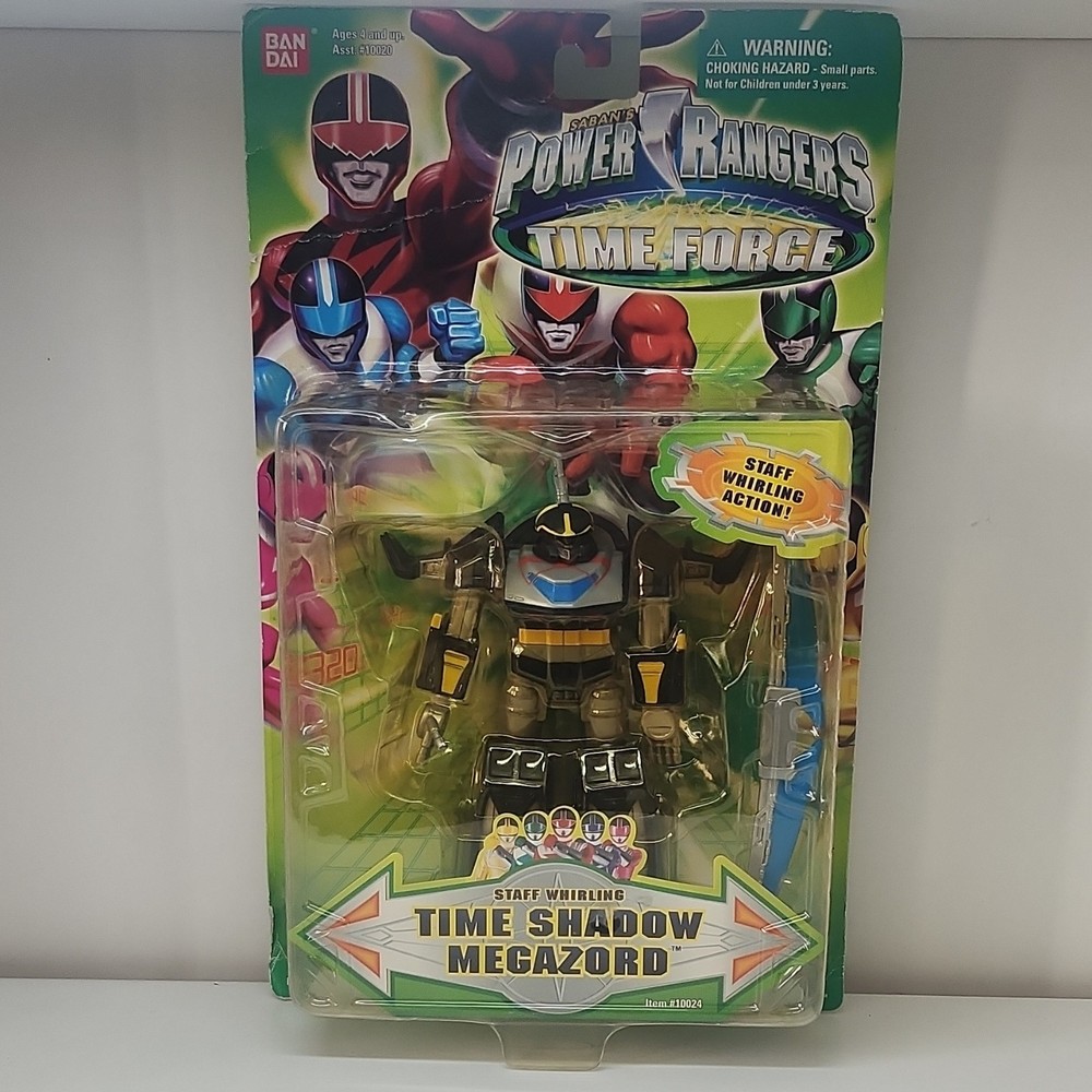 Bandai Power Rangers Time Force Time Shadow Megazord Action Figure 2001 Staff