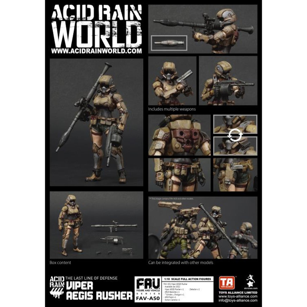 Acid Rain FAV-A50 Viper Aegis Rusher Action Figure NEW IN STOCK