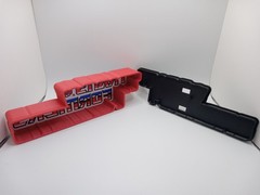 Retro Transformers logo lightbox sign for vintage style collection display