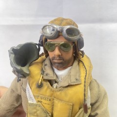 1/6 CUSTOM Dragon DID Bbi 21st Century USGI WWII Navy F4F P51 P40 Pilot Figure!!