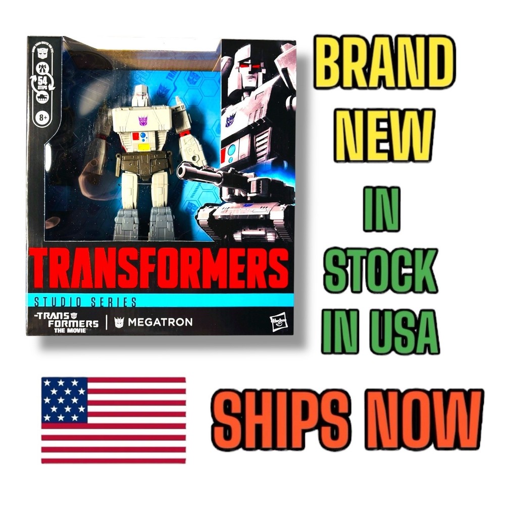Transformers Studio Series 86 Megatron SS86 Cartoon Leader Animation USA SELLER