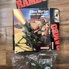 Rambo 81mm Mortar Thunder Tube Assault 0827 Coleco Open Box Sealed Contents
